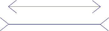 Welche der beiden Linien ist länger?
