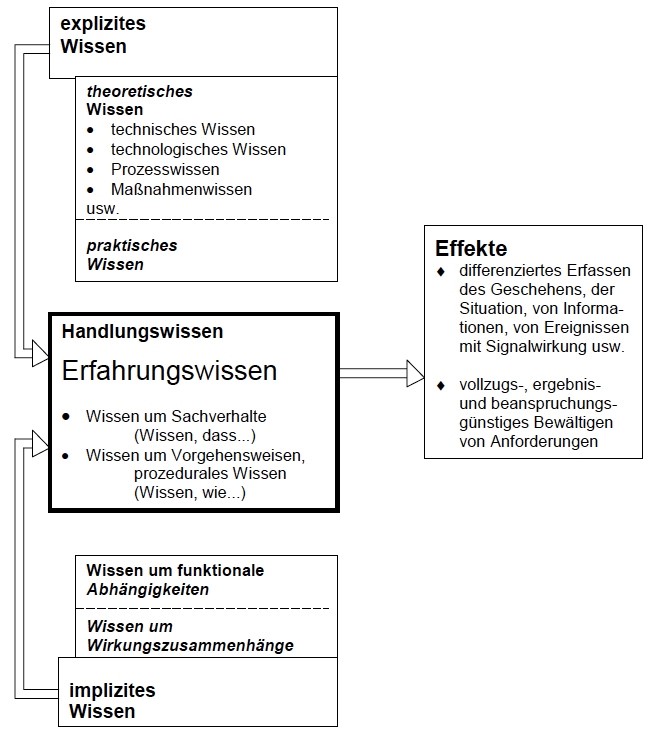 Einordnung und Effekte von Erfahrungswissen (Plath, 2002)