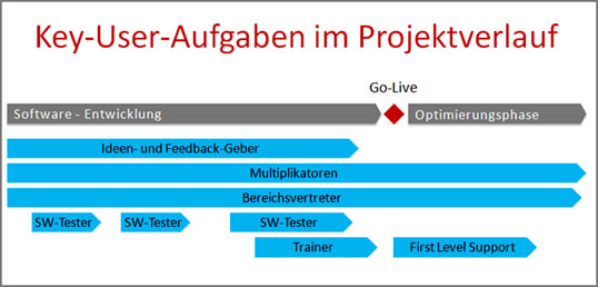 Aufgaben der Key User im SW-Projekt