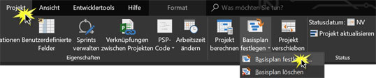 Speichern eines Basisplans