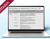 Gesprächsleitfaden zum Onboarding neuer Teammitglieder | Vorlage Word