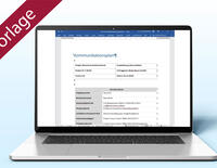 Kommunikationsplan für Projekte 