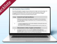 Tool Business Case | Checkliste Word & PDF
