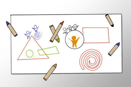 Drawing-together
