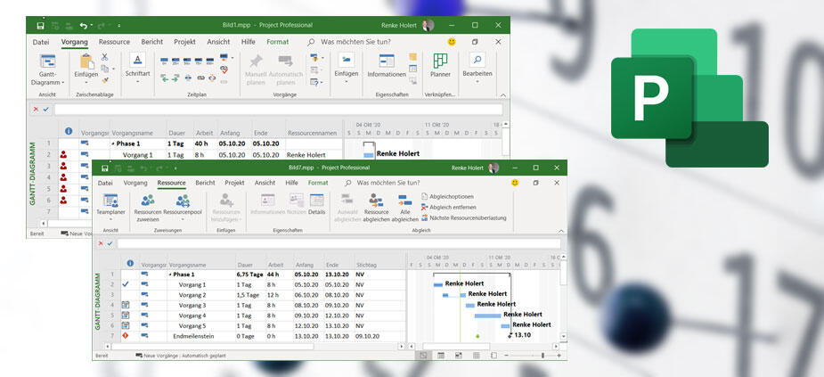 "Stichtag" versus "Ende" – Vorgänge in Microsoft Project einfacher planen "Stichtag" versus "Ende" – Vorgänge in Microsoft Project einfacher planen