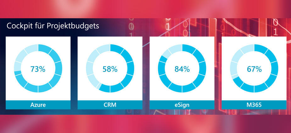 Microsoft Excel – mit Ringdiagrammen den Verbrauch von Projektbudget anzeigen