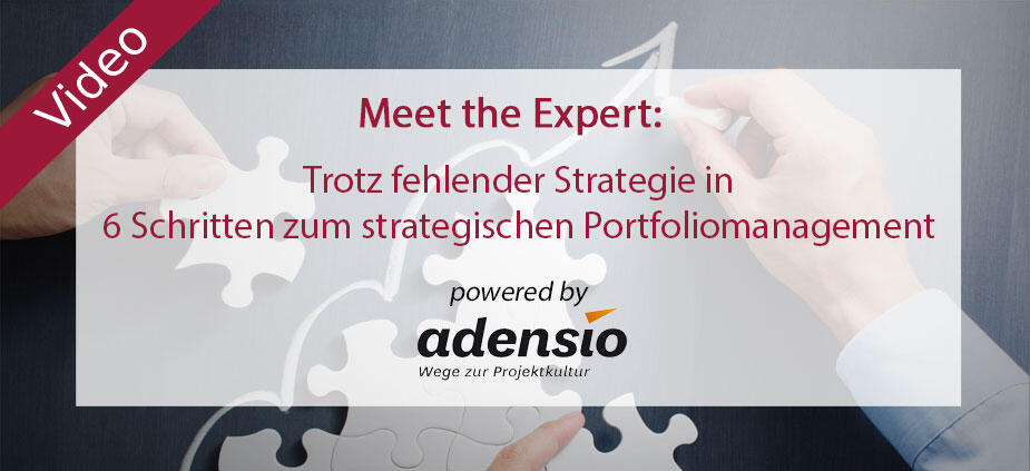 Trotzt fehlender Strategie in 6 Schritten zum strategischen Portfoliomanagement Trotzt fehlender Strategie in 6 Schritten zum strategischen Portfoliomanagement