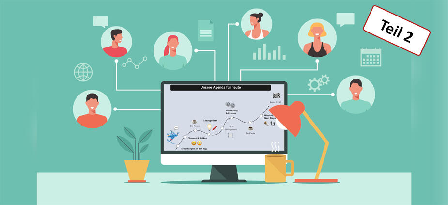 Online-Workshops und Meetings auflockernd und effektiv gestalten