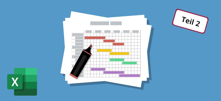 Excel – dynamische Projektübersicht mit Gantt-Diagrammen erstellen Excel – dynamische Projektübersicht mit Gantt-Diagrammen erstellen