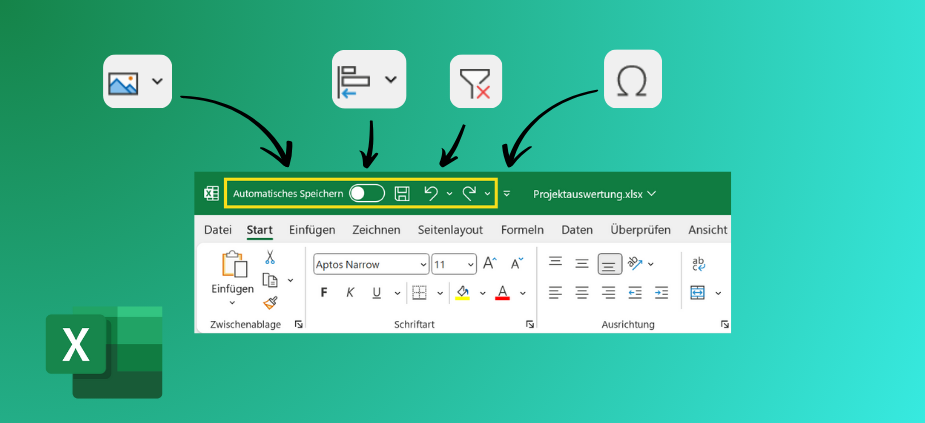 Excel – diese Befehle gehören in Ihre Schnellzugriffsleiste
