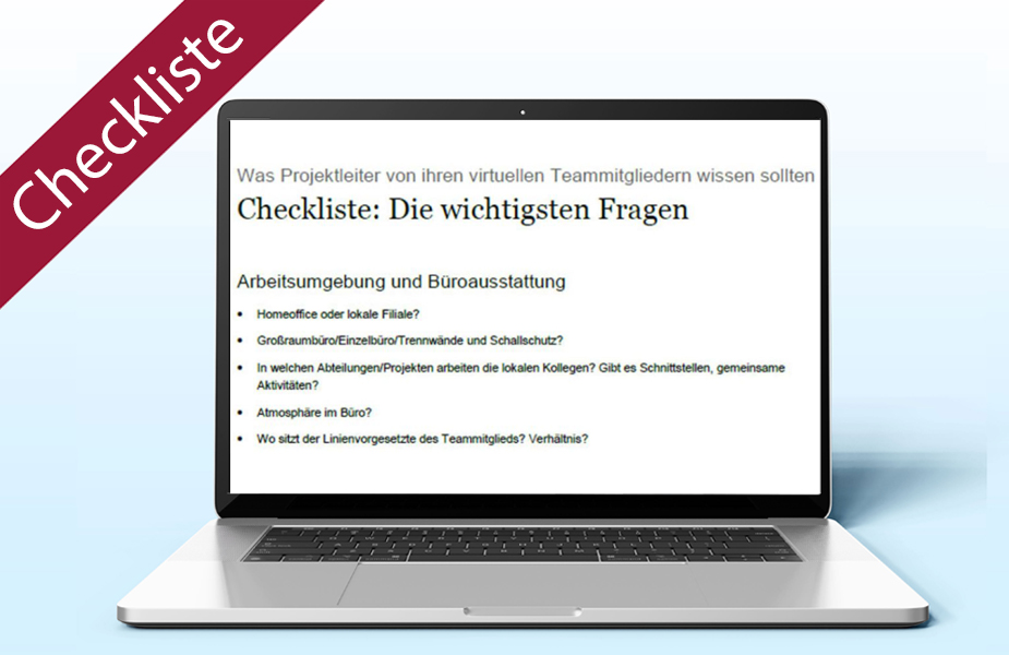 Virtuelle Teamführung | Checkliste PDF Virtuelle Teamführung | Checkliste PDF