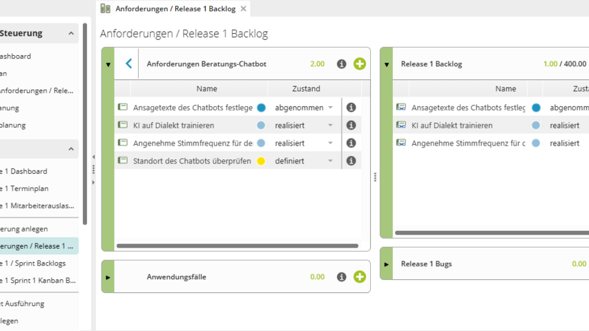 Backlog Refinement mit objectiF RPM