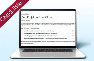 Projektauftrag klären | Checkliste PDF
