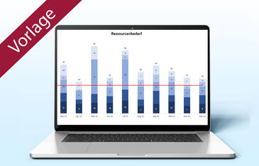 Excel-Vorlage Ressourcenauslastung