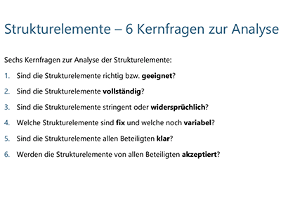 6 Kernfragen 6 Kernfragen