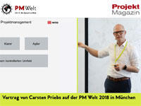 Vortrag von Carsten Priebs auf der PM Welt 2018 Vortrag von Carsten Priebs