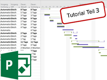 Tutorial für den Einstieg in Microsoft Project