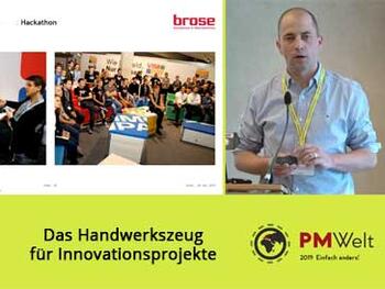 Unser Referent stellt drei Werkszeuge für erfolgreiche Innovationsprojekte vor