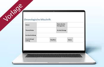Projekttagebuch | Vorlage Word & Excel