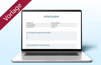 vorlage arbeitspaket